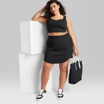 Women's Fleece Mini Skirt - Wild Fable⢠- Image 3