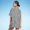 Women's Button-Up Cover Up Short Sleeve Shirtdress - Wild Fable™