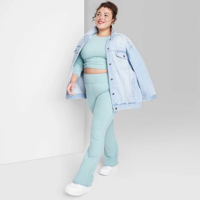 Women's Ribbed Flare Leggings - Wild Fable⢠- Image 5