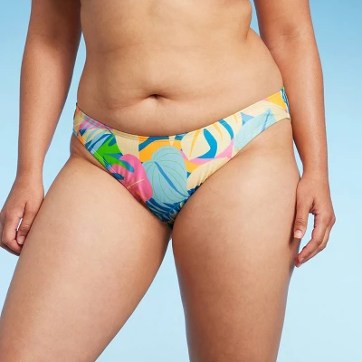 Women's Cheeky Bikini Bottom - Wild Fable⢠Multi Tropical Print - Image 3