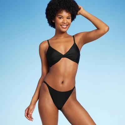 Women's Low-Rise Cheeky High Leg Bikini Bottom - Wild Fable⢠- Image 2