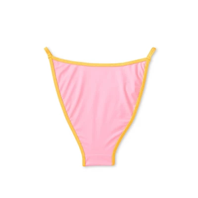 Women's Colorblock High Leg Cheeky Bikini Bottom - Wild Fable⢠- Image 8