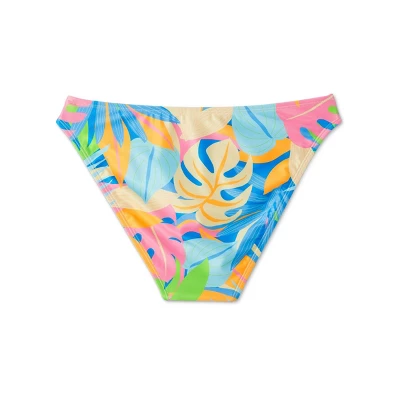 Women's Cheeky Bikini Bottom - Wild Fable⢠Multi Tropical Print - Image 6