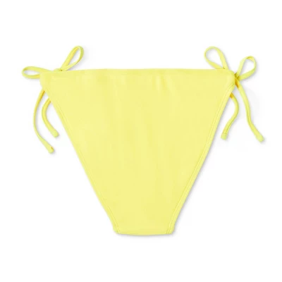 Women's Side-Tie Cheeky Bikini Bottom - Wild Fable⢠Yellow - Image 6