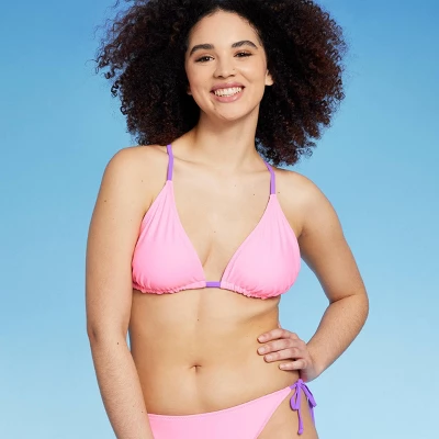 Women's Reversible Triangle Bikini Top - Wild Fable⢠- Image 11