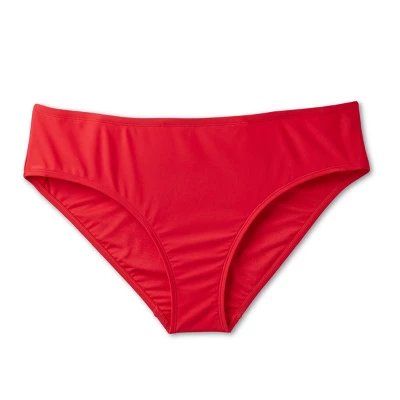 Women's Medium Coverage Bikini Bottom - Wild Fable⢠Red - Image 3