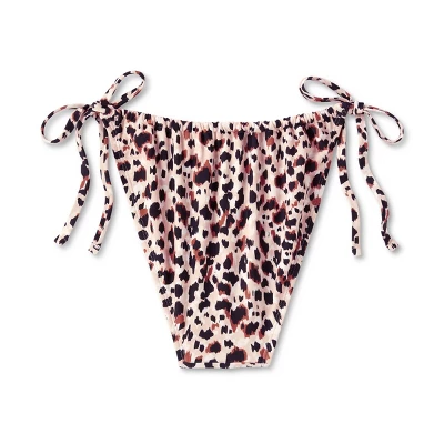 Women's Side-Tie Adjustable Coverage High Leg Bikini Bottom - Wild Fable⢠- Image 6