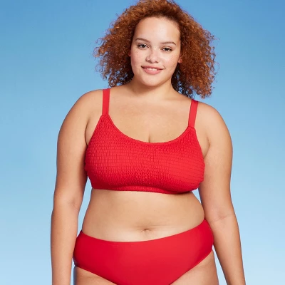 Women's Smocked Bralette Bikini Top - Wild Fable⢠- Image 8