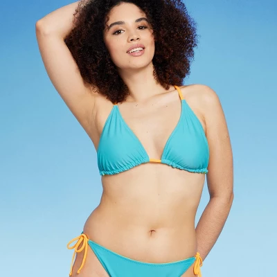 Women's Reversible Triangle Bikini Top - Wild Fable⢠- Image 7