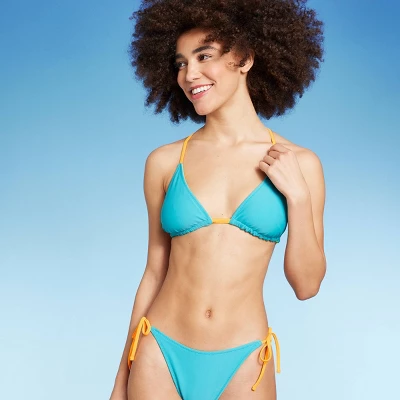 Women's Reversible Triangle Bikini Top - Wild Fable⢠- Image 2