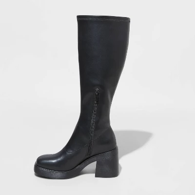 Women's Azzahya Stretch Tall Dress Boots - Wild Fable⢠Black