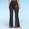 Women's Mesh Cover Up High Waist Flare Pants - Wild Fable™