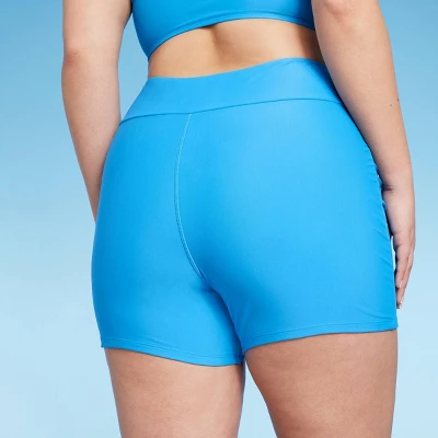 Women's Bike Shorts Bikini Bottom - Wild Fable⢠Blue - Image 4