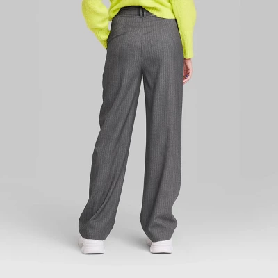 Women's Wide Leg Trouser Pants - Wild Fable⢠- Image 2