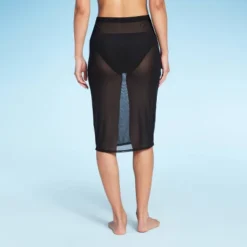Women's Mesh Cover Up Midi Skirt - Wild Fableā¢