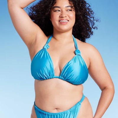 Women's Knotted Halter Bikini Top - Wild Fable⢠- Image 3