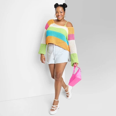 Women's High-Rise Cutoff Jean Shorts - Wild Fable⢠- Image 4