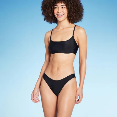 Women's Scoop Front Low-Rise High Leg Cheeky Bikini Bottom - Wild Fable⢠- Image 2